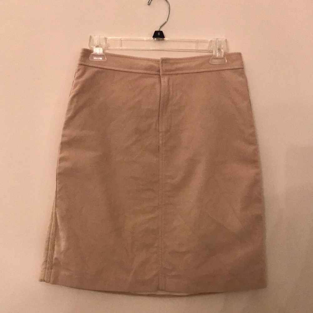 Vintage Mid-1990s J Crew Cotton Skirt. Lined. Size 4.